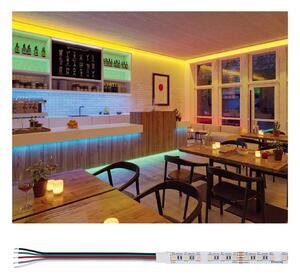 P 76020 Pro LED Strip Silver P75 830 5m 121W 700lm/m 84LEDs/m RGBW - PAULMANN