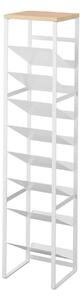 Bílý kovový regál na víno počet lahví 16 20x88,5x19 cm Tower – YAMAZAKI