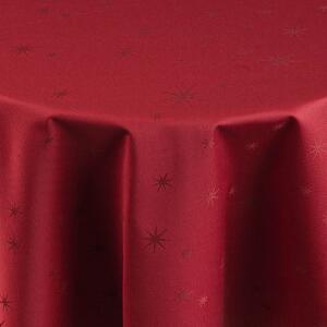 Ubrus Veba FLOW Hvězdičky červená Velikost: 80x80 cm