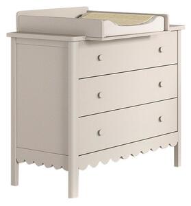 Béžová dětská komoda s přebalovacím pultem 89x90x55 cm Swingo – Vipack