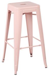 Set 2 ks barových židlí 76 cm Chloe (růžová). 1078247