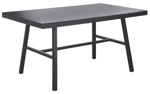 Zahradní stůl Caman (černá) (pro 4 osoby). 1078290