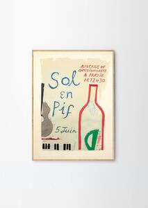The Poster Club Plakát Sol en Pif by Max Ososki 30x40