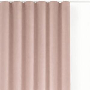 Světle růžový sametový dimout závěs 140x225 cm Velto – Filumi
