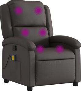 Masání polohovací křeslo tmav hndé pravá ke