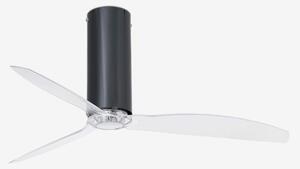 TUBE FAN, černá/transparentní, stropní ventilátor s DC motorem - FARO