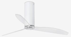 TUBE FAN, bílá/transparentní, stropní ventilátor s DC motorem - FARO