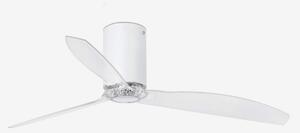 MINI TUBE FAN, bílá/transparentní, stropní ventilátor s DC motorem - FARO