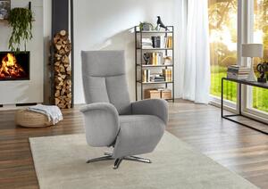RELAXAČNÍ KŘESLO, textil, barvy stříbra Sit & More - Online Only křesla & taburety, Online Only