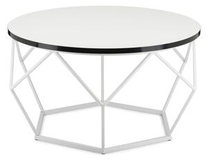 Konferenční stolek DIAMOND 70 cm černá/bílá