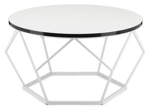 Konferenční stolek DIAMOND 70 cm černá/bílá