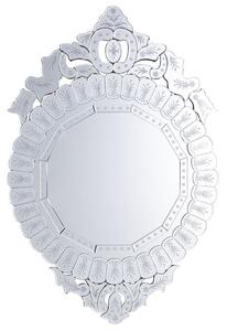 Nástěnné zrcadlo Crayon (stříbrná). 1078506