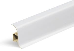 Lišta soklová Naturel bílá , PVC délka 250 cm, výška hrany 56 mm, NATNGF000