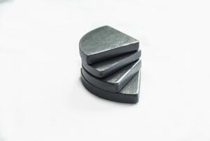 Podložky pod květináč PUT, umělý kámen, 7 x 7 cm, 4-set, šedé