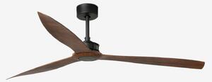 JUST FAN XL, černá/dřevo, stropní ventilátor 178cm - FARO