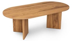 Konferenční stolek OVAL 120x40 cm hnědá
