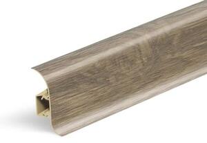 Lišta soklová Naturel dub Wellington , PVC délka 250 cm, výška hrany 56 mm, NATNGF097