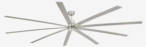 MANHATTAN XL LED, nikl, stropní ventilátor s DC motorem - FARO