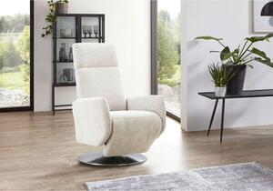 RELAXAČNÍ KŘESLO, textil, krémová Sit & More - Online Only křesla & taburety, Online Only