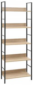 Regál Zakito Home 60 cm x 158,5 cm x 27,6 cm černý
