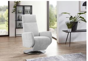 RELAXAČNÍ KŘESLO, textil, světle šedá Sit & More - Online Only křesla & taburety, Online Only