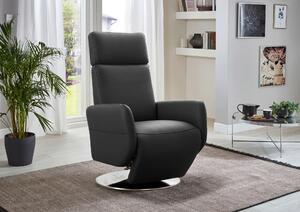 RELAXAČNÍ KŘESLO, kůže, černá Sit & More - Online Only křesla & taburety, Online Only