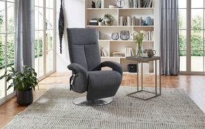 RELAXAČNÍ KŘESLO, textil, modrošedá Sit & More - Online Only křesla & taburety, Online Only