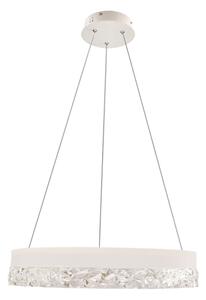 LED Lustr na lanku FROZI LED/32W/230V pr. 50 cm bílá