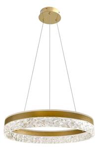 LED Lustr na lanku FROZI LED/32W/230V pr. 50 cm zlatá