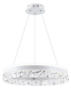 LED Lustr na lanku FROZI LED/32W/230V pr. 50 cm bílá