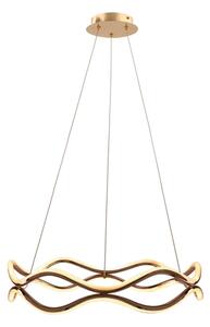 LED Lustr na lanku VAVE LED/28W/230V rose gold
