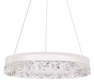 LED Lustr na lanku FROZI LED/32W/230V pr. 50 cm bílá
