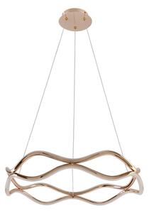 LED Lustr na lanku VAVE LED/28W/230V rose gold