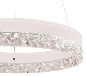 LED Lustr na lanku FROZI LED/32W/230V pr. 50 cm bílá