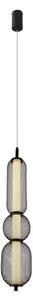 LED Lustr na lanku PUMA LED/15W/230V pr. 14 cm černá
