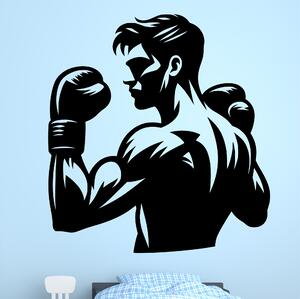 Živá Zeď Samolepka Boxer Barva: černá