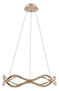 LED Lustr na lanku VAVE LED/28W/230V rose gold