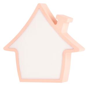 LED Dětská stolní lampa HOUSE LED/10W/230V růžová