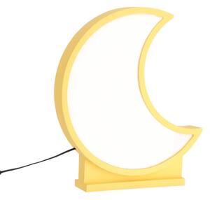 LED Dětská stolní lampa MOON LED/12W/230V žlutá