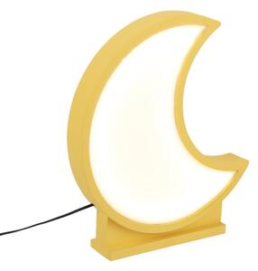 LED Dětská stolní lampa MOON LED/12W/230V žlutá