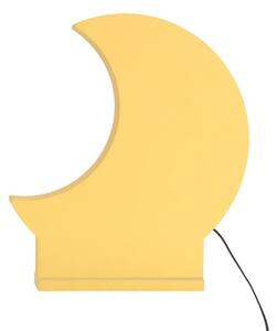 LED Dětská stolní lampa MOON LED/12W/230V žlutá