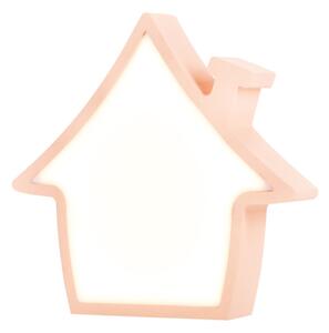 LED Dětská stolní lampa HOUSE LED/10W/230V růžová