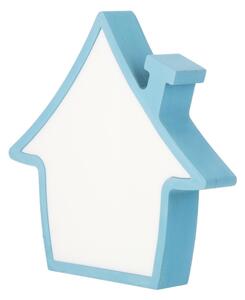 LED Dětská stolní lampa HOUSE LED/10W/230V modrá