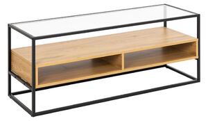 Televizní stolek ZEIN 120x40 cm dub/černá
