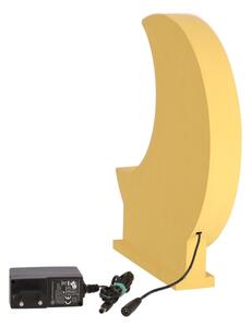 LED Dětská stolní lampa MOON LED/12W/230V žlutá