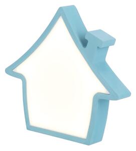 LED Dětská stolní lampa HOUSE LED/10W/230V modrá