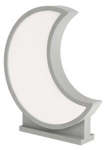 LED Dětská stolní lampa MOON LED/12W/230V šedá