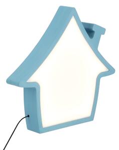 LED Dětská stolní lampa HOUSE LED/10W/230V modrá
