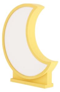 LED Dětská stolní lampa MOON LED/12W/230V žlutá
