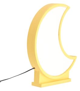 LED Dětská stolní lampa MOON LED/12W/230V žlutá